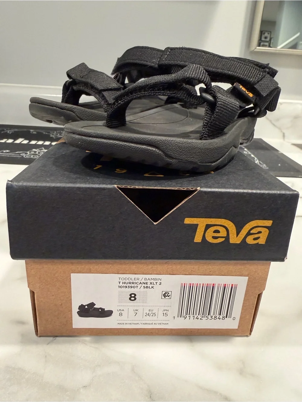 Teva Toddler Hurricane XLT2 Sandals in Black